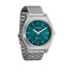 Nixon Time Teller Solar - Silver / Dusty Blue Sunray - Streetart.fr